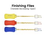 Waldent Progressive Taper Gold Hand Files 25mm Assorted SX-F3 - Image 3