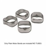OSL Preformed Non - Convertible 1st Molar Plain Bands (Pack Of 4)