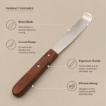 GDC Alginate Mixing Spatula # Curved (Ps4) - Image 3