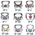 Coltene Hysolate Fiesta Color Coded Dental Dam Clamps Kit and Refills - Image 5