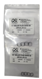 OSL Preformed Non - Convertible 1st Molar Plain Bands (Pack Of 4) - Image 7